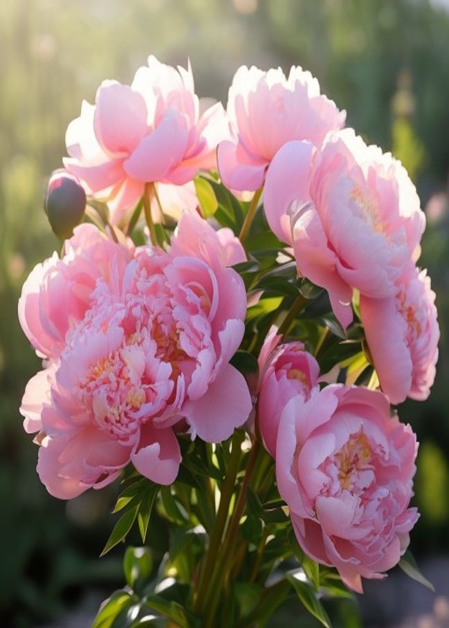 Pink floral arrangement
